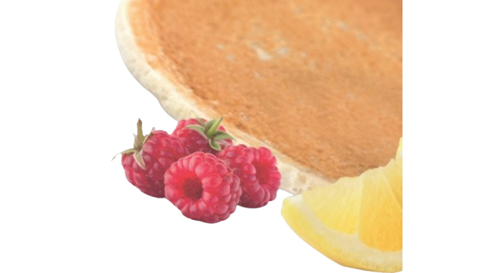 Crêpes protéinées au citron et framboises